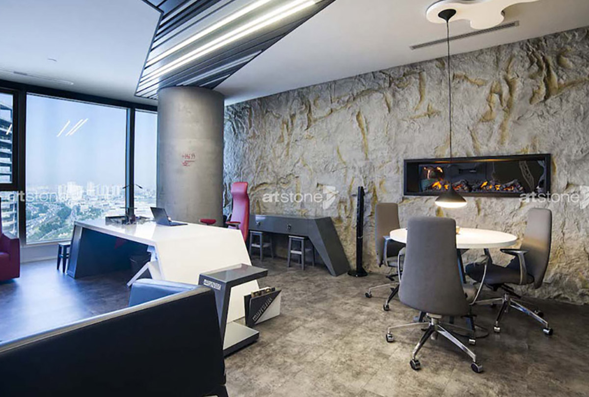Artstone Duvar Panelleriyle İlham Veren Çalışma Alanları..