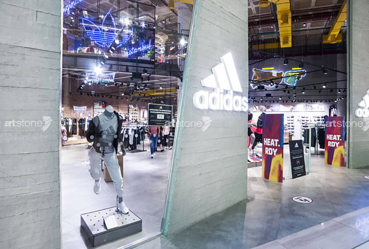 Artstone, Adidas Showroomlarında Kilit Bir Rol Üstleniyor