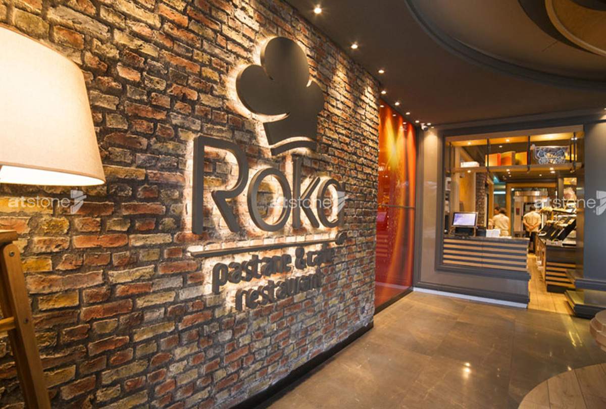 Roka Bakery Duvarlarında Uygulama Esnekliği..