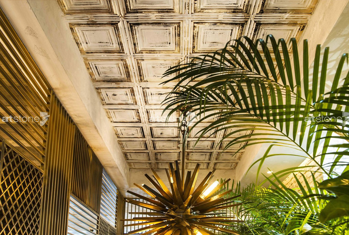 Artstone Paneller ile Görkemli Tavan Yüzeyleri..