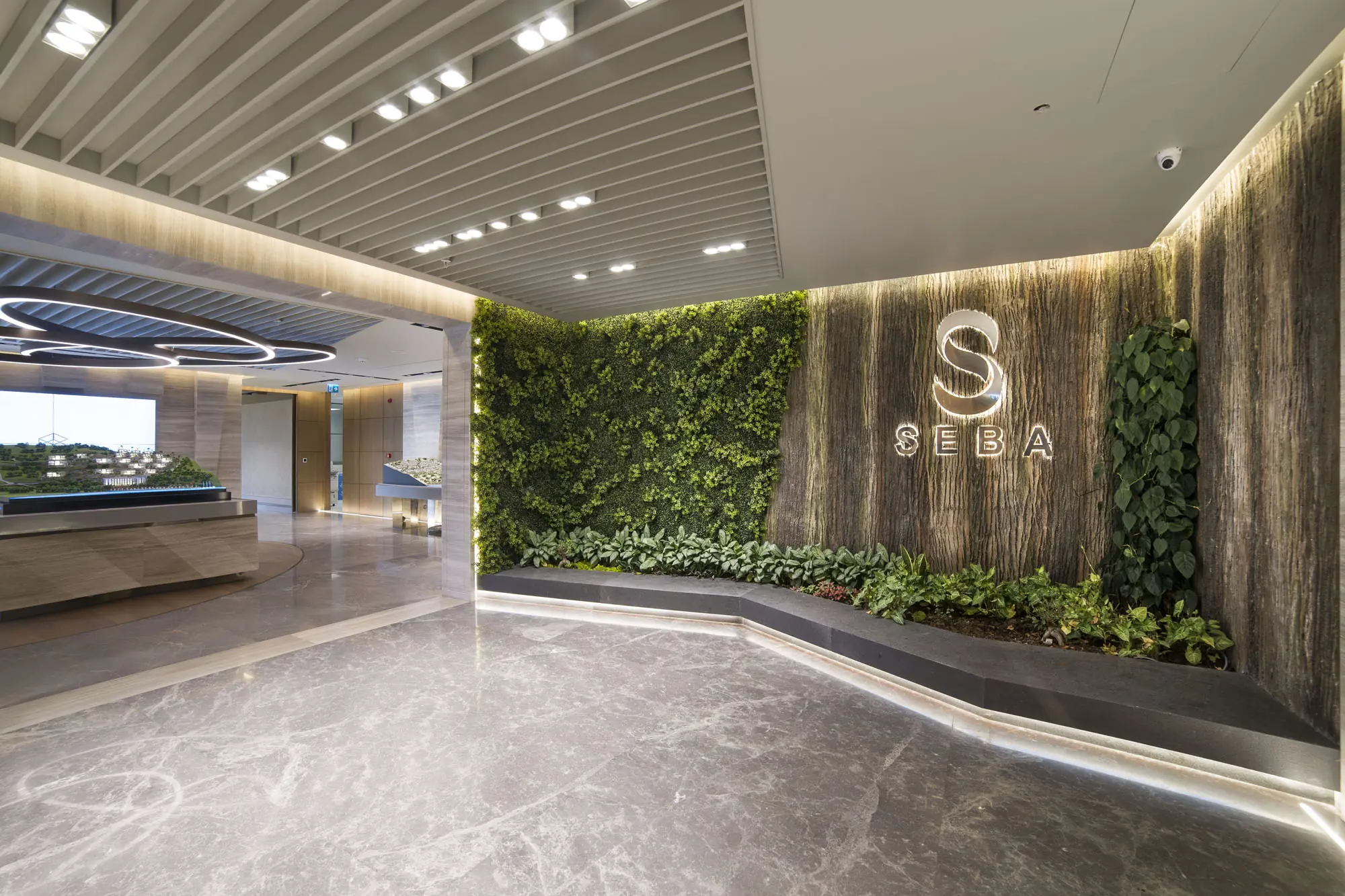 Artstone | Seba İnşaat HQ Duvar Paneli Uygulaması.
