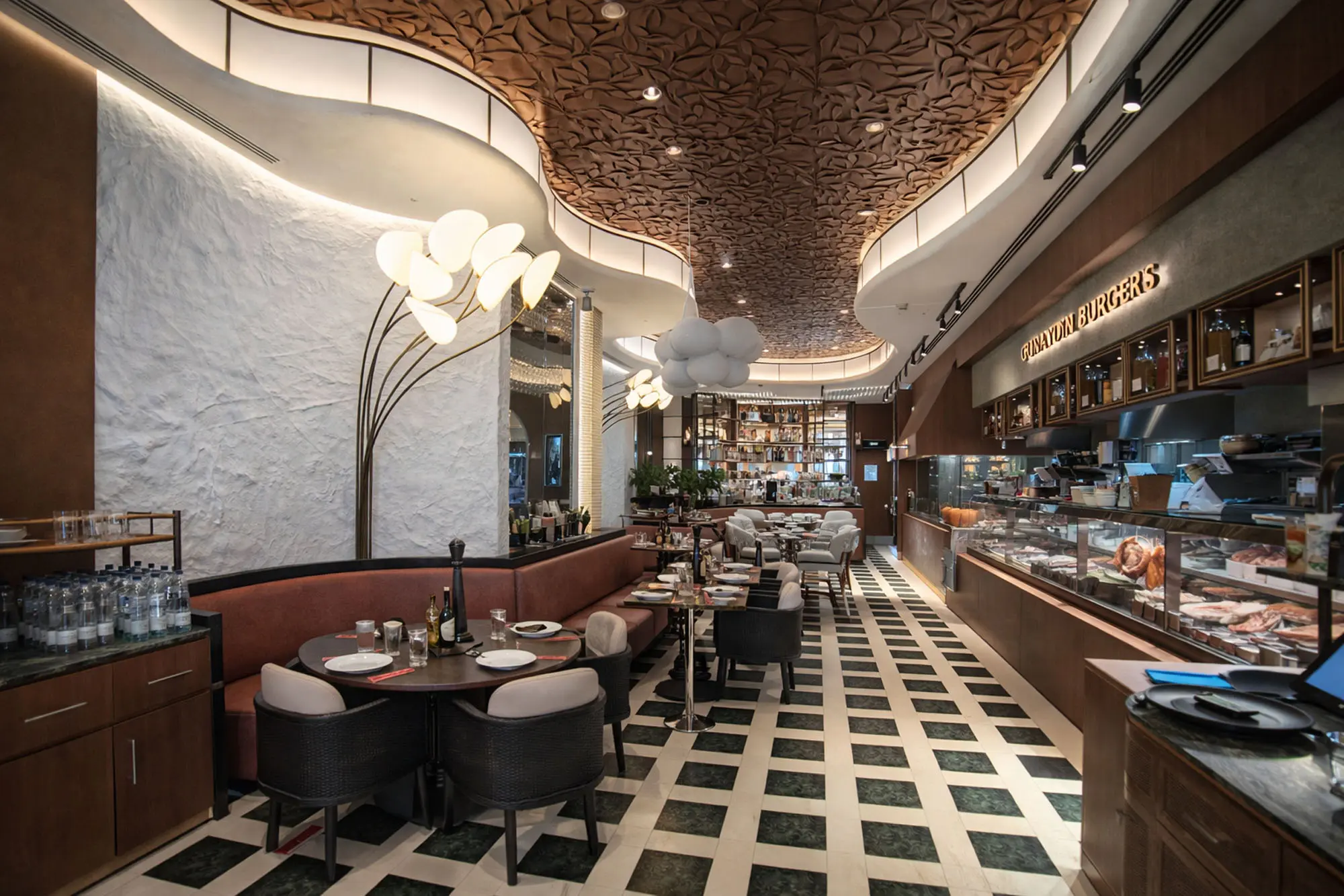 Artstone | Günaydın Restaurant Duvar Paneli Uygulaması.