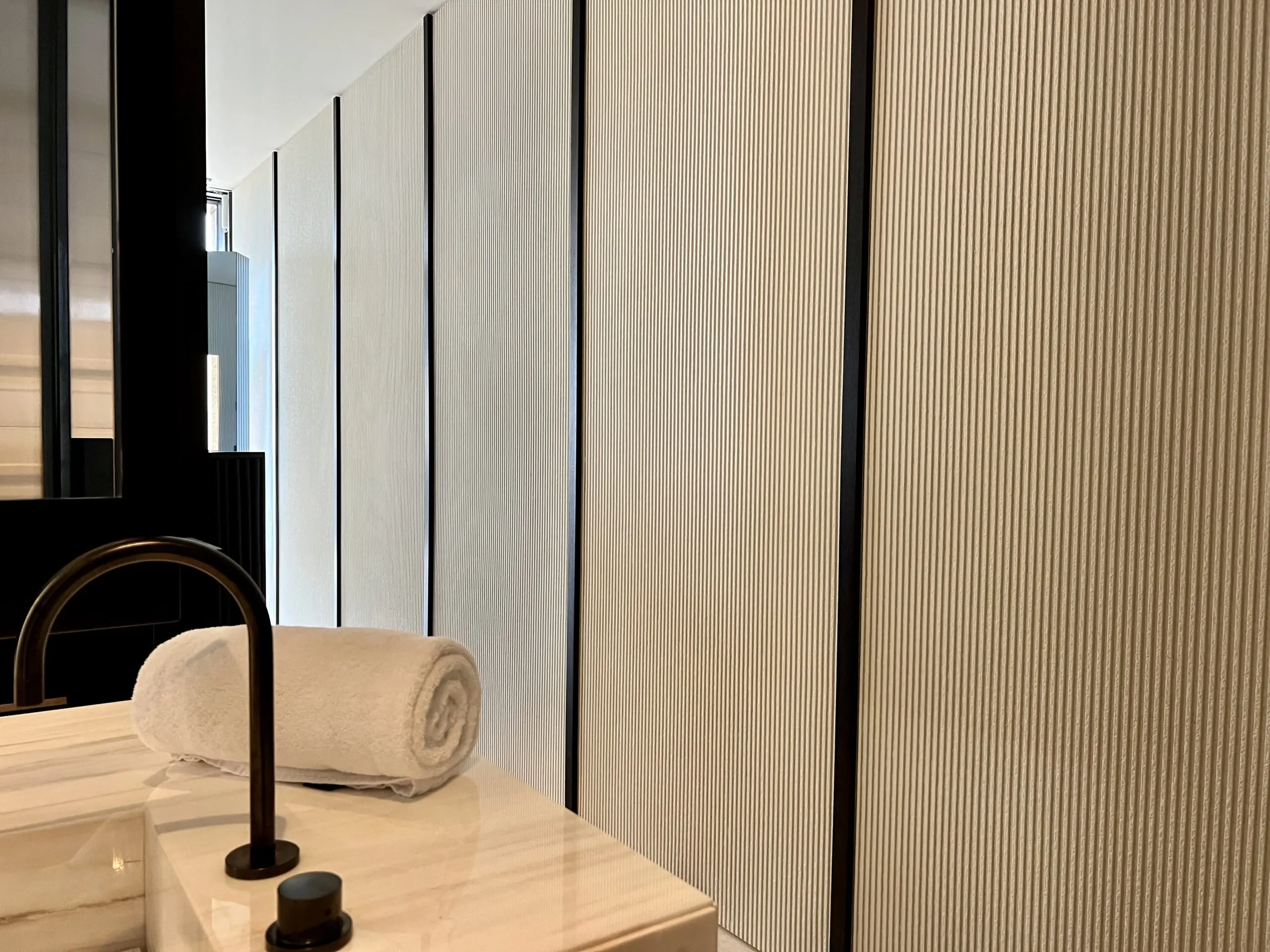 Artstone | Artstone Arqitone Mist decorative wall panel application at Maxx Royal Bodrum luxury hotel and hospitality project
