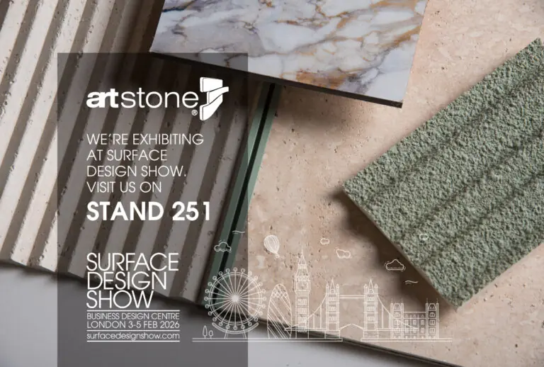 Artstone | Artstone®, Surface Design Show 2026’da Yenilikçi Yüzey Çözümlerini Sergiliyor