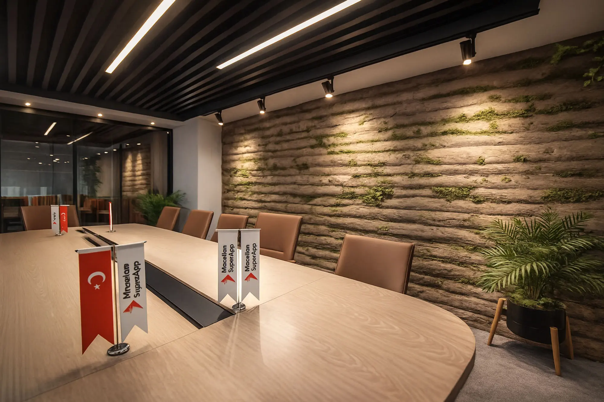 Artstone | Macellan HQ Duvar Paneli Uygulaması.