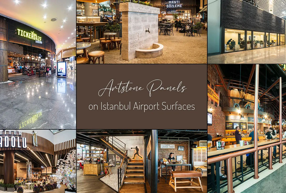 Artstone | Artstone Panels on Istanbul Airport Surfaces