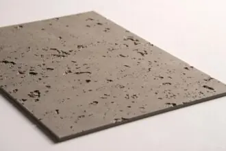 Artstone | Close-up detailed view of Artstone Phlox series textured concrete and stone look decorative wall panel
