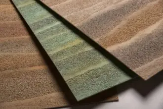Artstone | Artstone Rammed series decorative wall panels with rammed earth look in green, earth, and beige tones