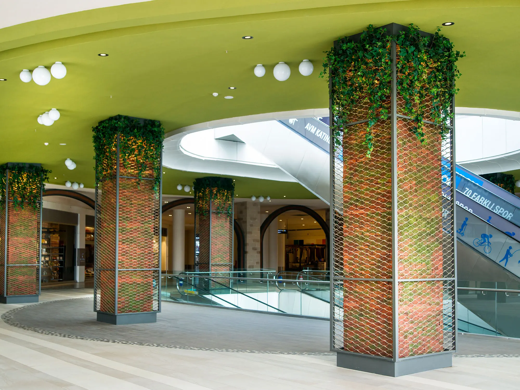 Artstone | Isfanbul Avm Masonry Moss Duvar Paneli