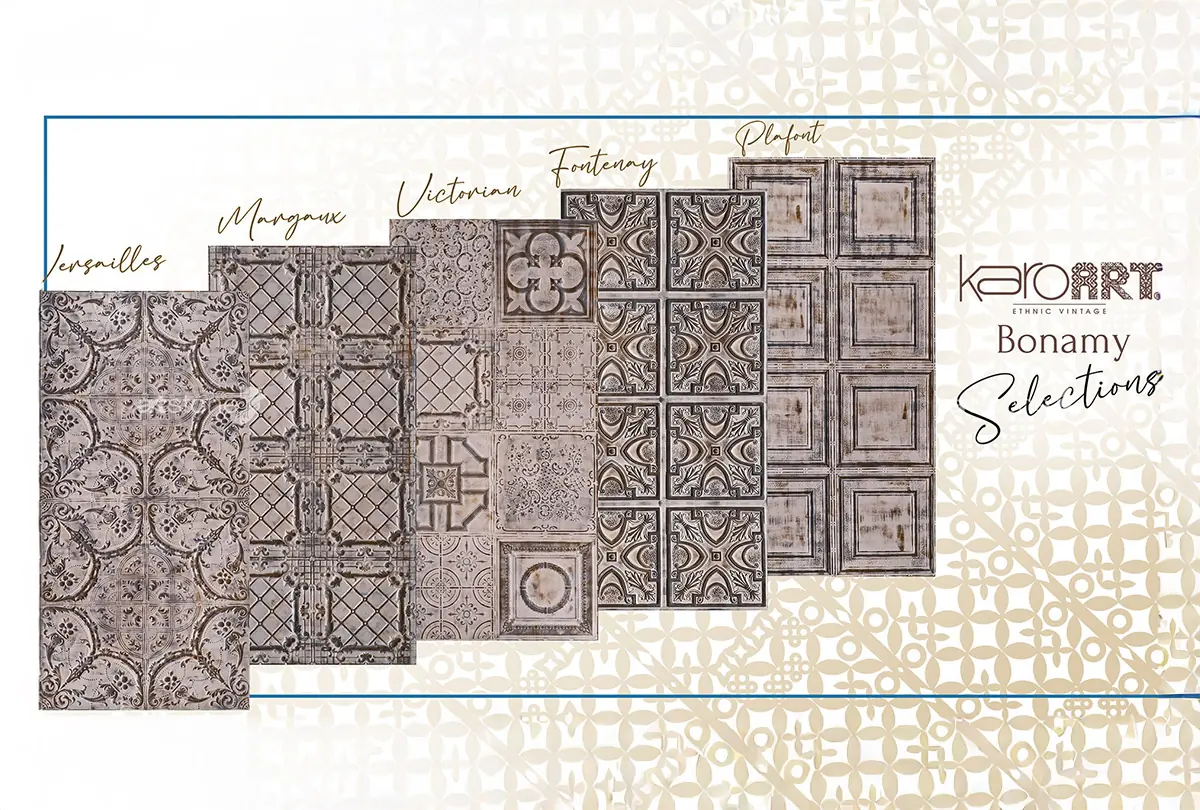 Artstone | Striking Surfaces with Karoart’s Elegant Lines and the Domination of Bonamy Color.