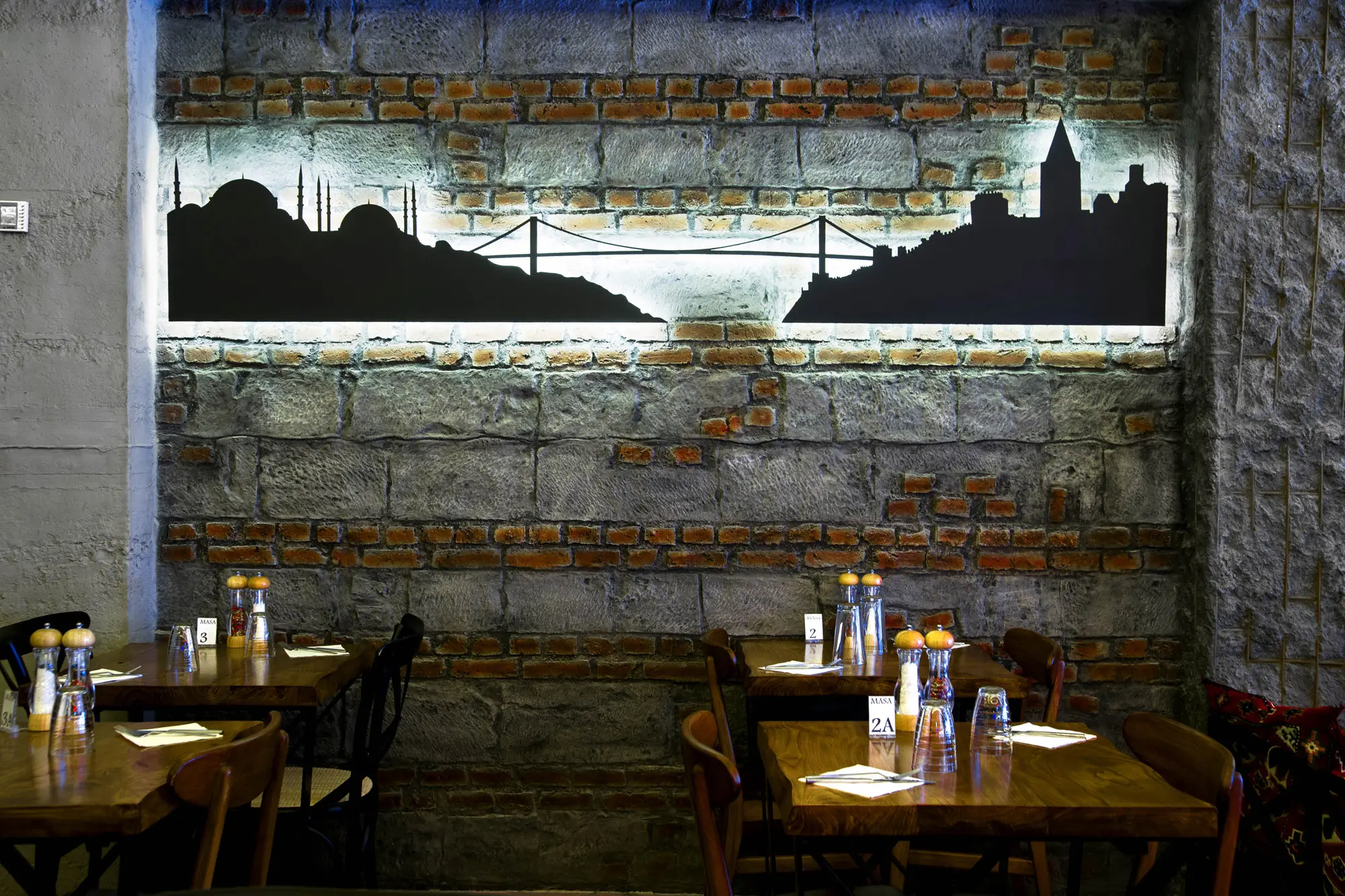 Artstone | Sultanmehmet Restaurant Picada Vintage Duvar Paneli