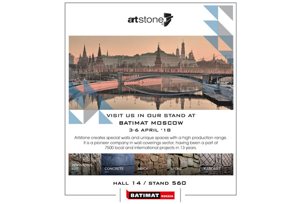 Artstone | We Are Taking Place In Batimat Russia 2018 Fair
