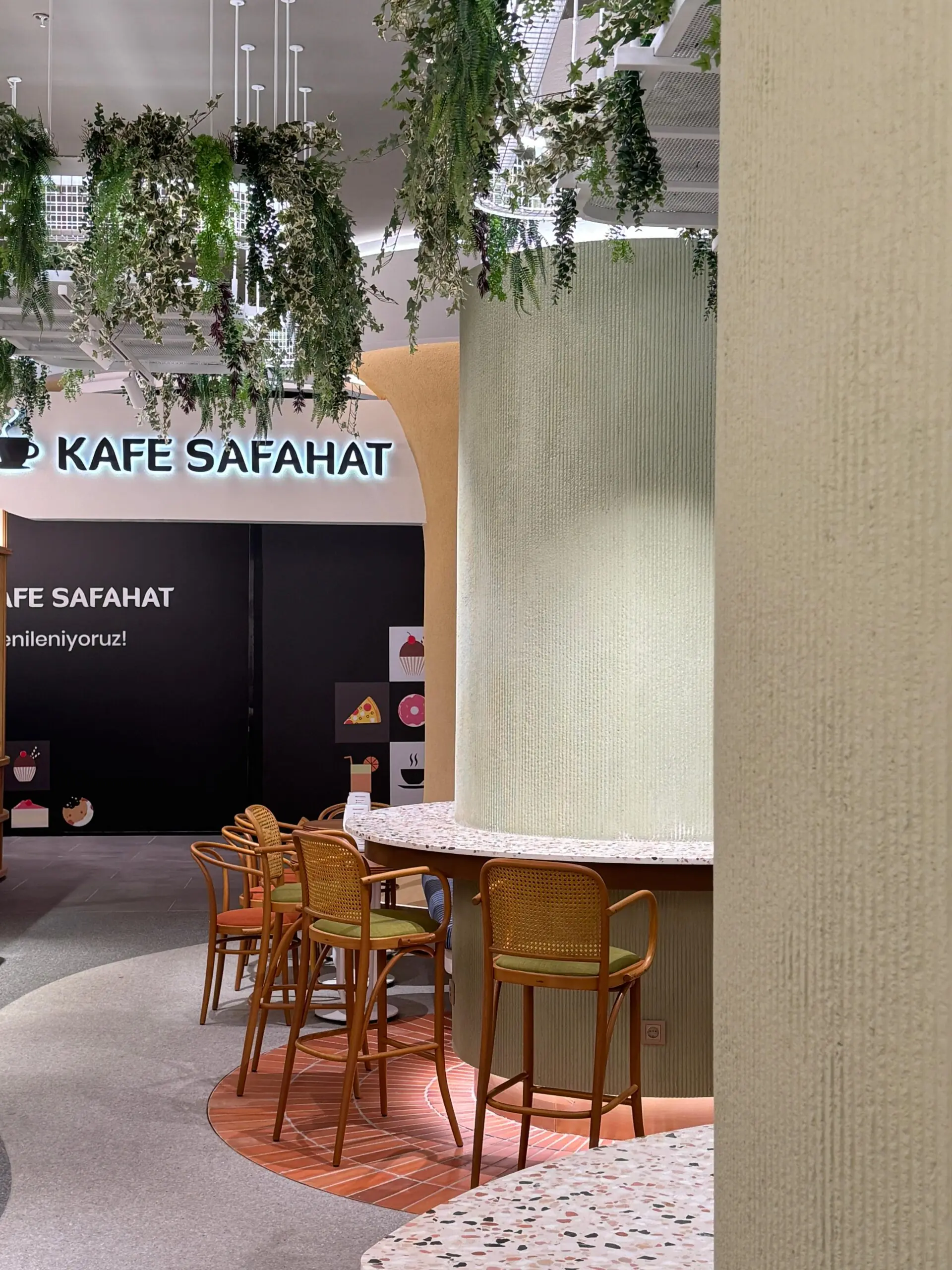 Artstone | Safahat Lokantası’nda Heebon, Rammed ve Libree Artstone duvar panelleri