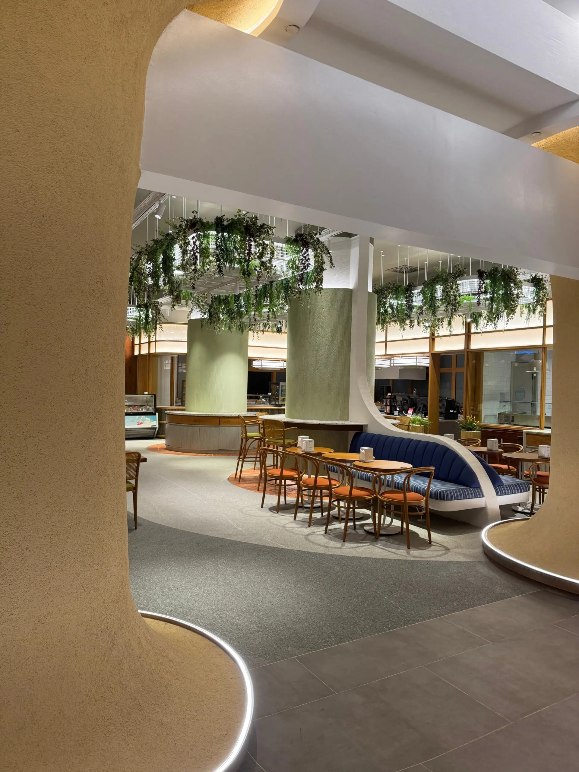 Artstone | Heebon, Rammed and Libree Artstone wall panels at Safahat Restaurant